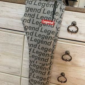 Encrypted LEGEND mens jogger slim fit pants